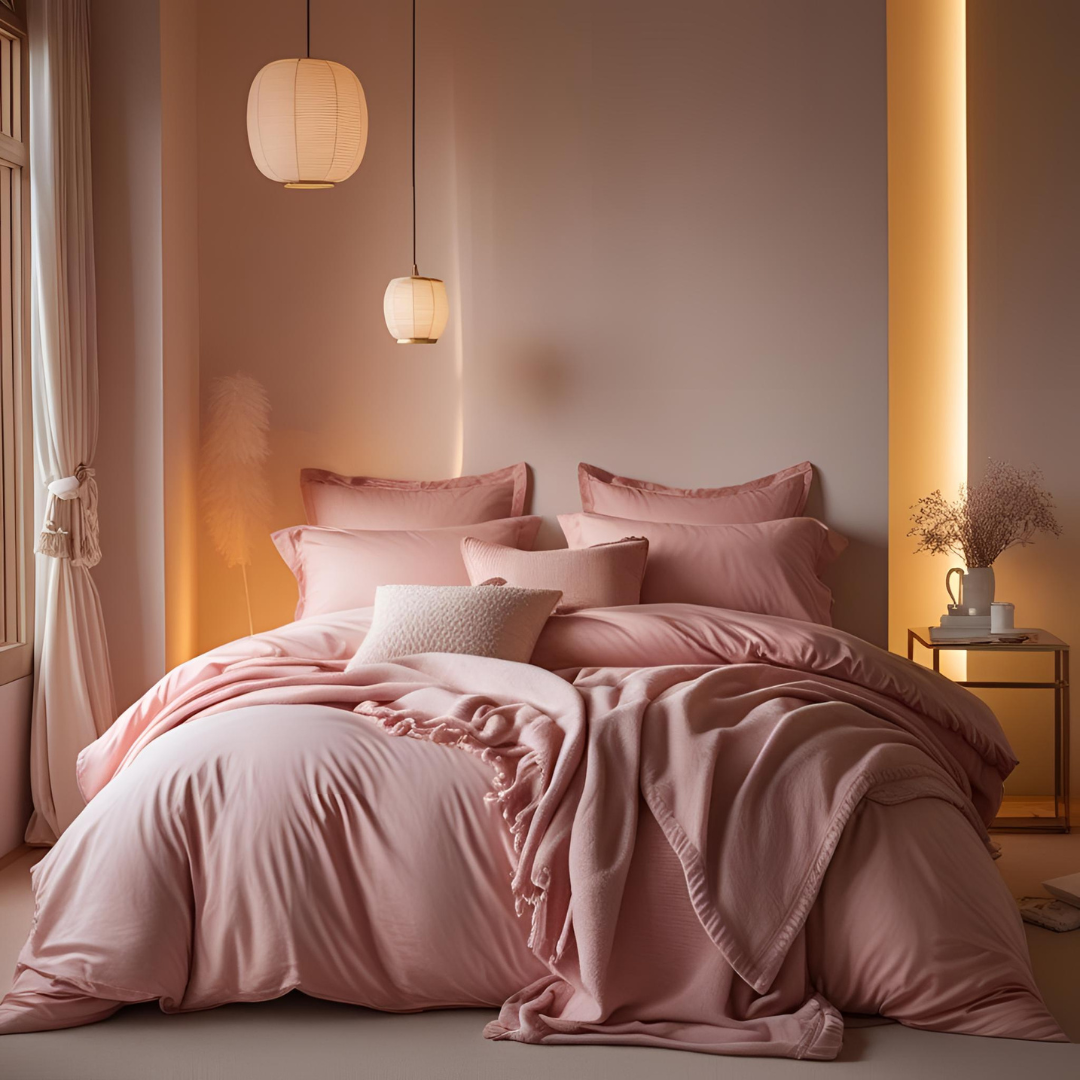 Comfort-focused bedroom makeover with plush bedding