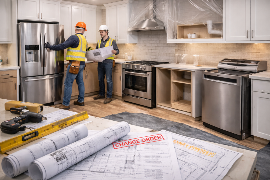 selecting appliances before floor plans to avoid costly design changes